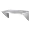 12" X 36" Stainless Steel Shelf, Wall Mounted Floating Shelving with Brackets, 250 Lbs Load Capacity Commercial Shelves, Heavy Duty Storage Rack for