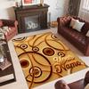 Other Similar Designs Theme Crystal Velvet Rug Personalized Custom Name Text Soft Floor Mat Home Decor