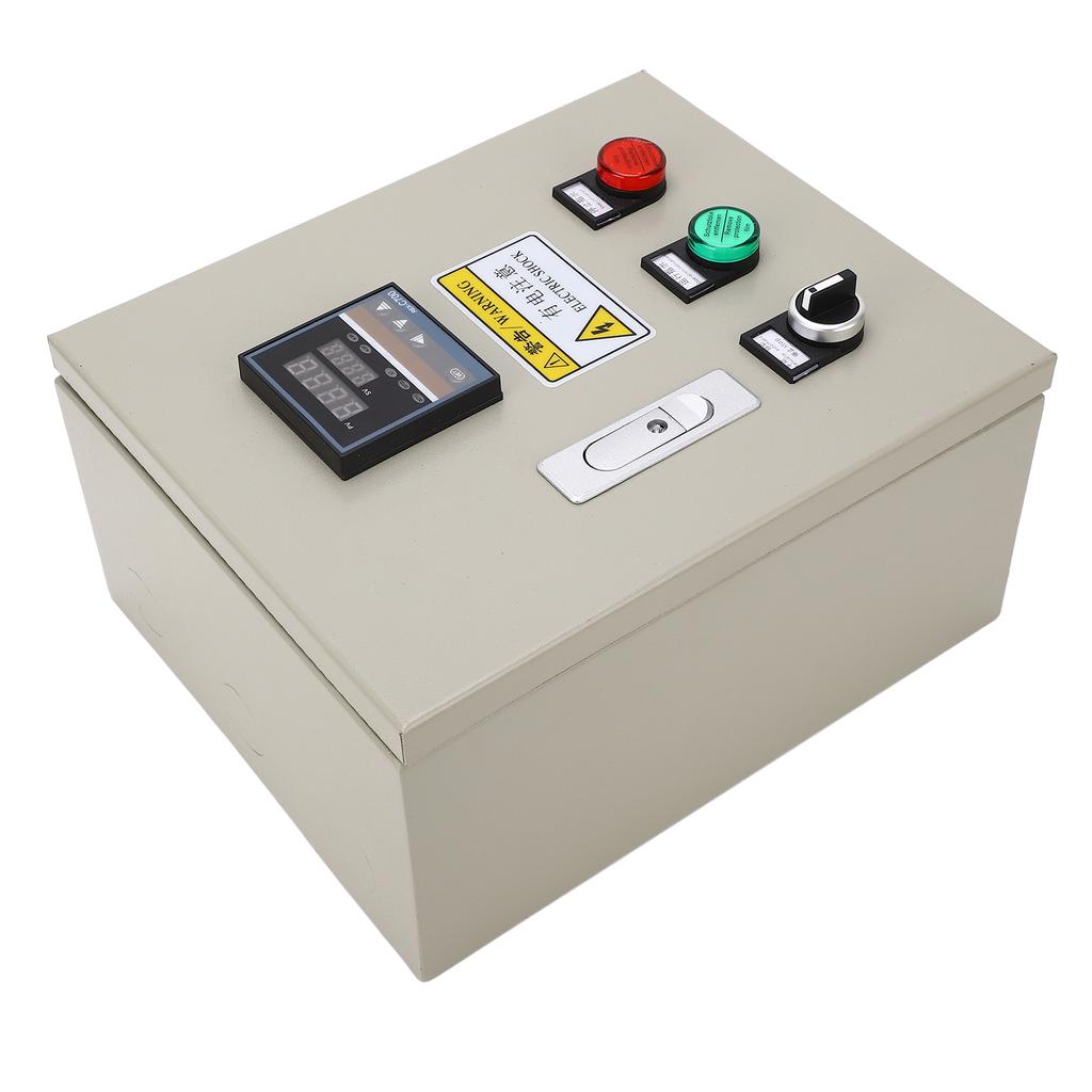 PID Temperature Controller with K Thermocouple Digital Thermostat Control Box 380VAC 3 Phase 15KW