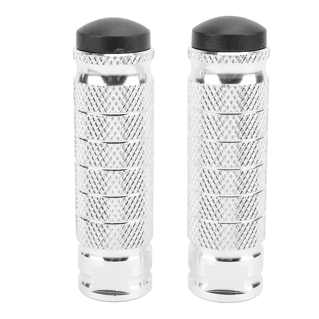 M8 Motorcycle Foot Pegs Anti Skid Rearsets Foot Rest Brake Footpeg Pedals Aluminium Alloy Universal for Bicycle Bike
