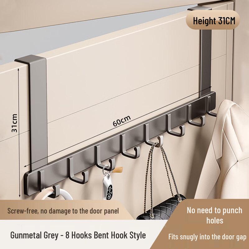 

Rongyu 8-Hook Over-the-Door Rack