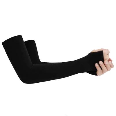 3 Pairs Arm Sleeves Summer Outdoor Sun UV Protection Cooling Ice Silk Compression Arm Sleeve for Men Women