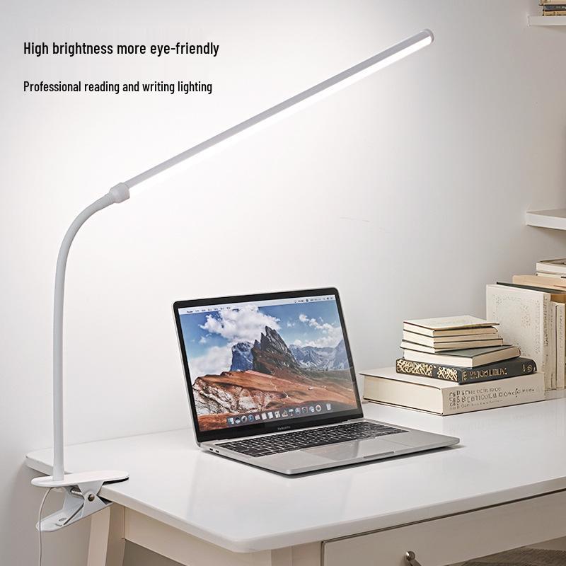 220V LED Clip-On Full Spectrum Beauty Desk Lamp for Manicure, Microblading, and Reading