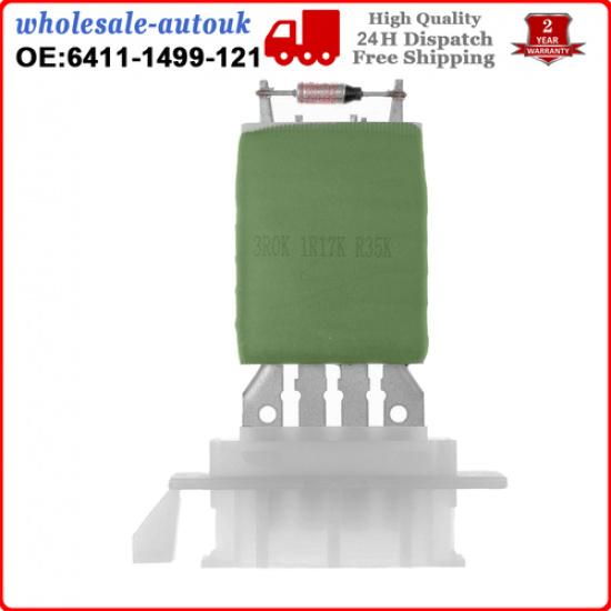 For Mini One 04-07 Mini One D 03-06 Mini Cooper Blower Fan Motor Heater Resistor