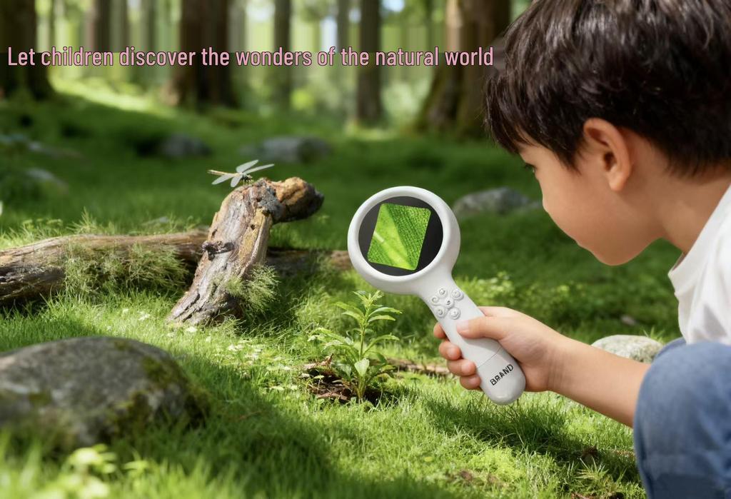 Children's Handheld Digital Microscope for Science Experiments