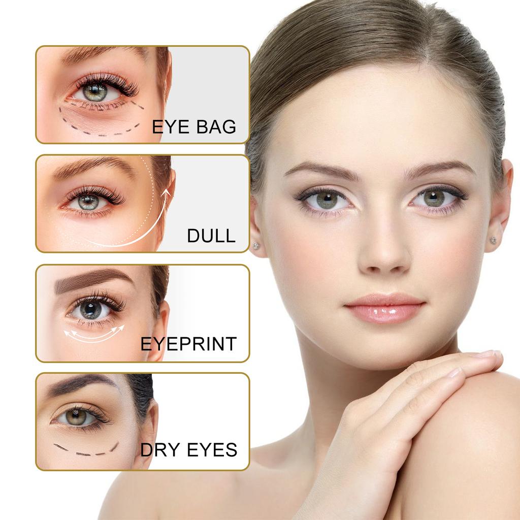 Eye Roller Serum Reduce Fine Lines Wrinkles Dark Circles Firming Skin Care Essence Anti-Aging Treatment
