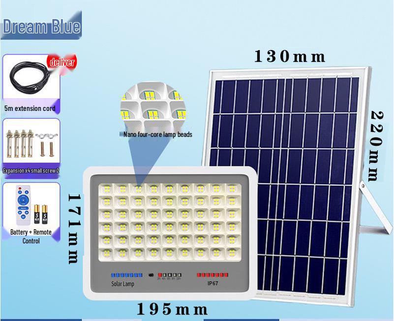 Solar LED Floodlights for Outdoor Use: Cross-Border Courtyard and Landscape Lighting