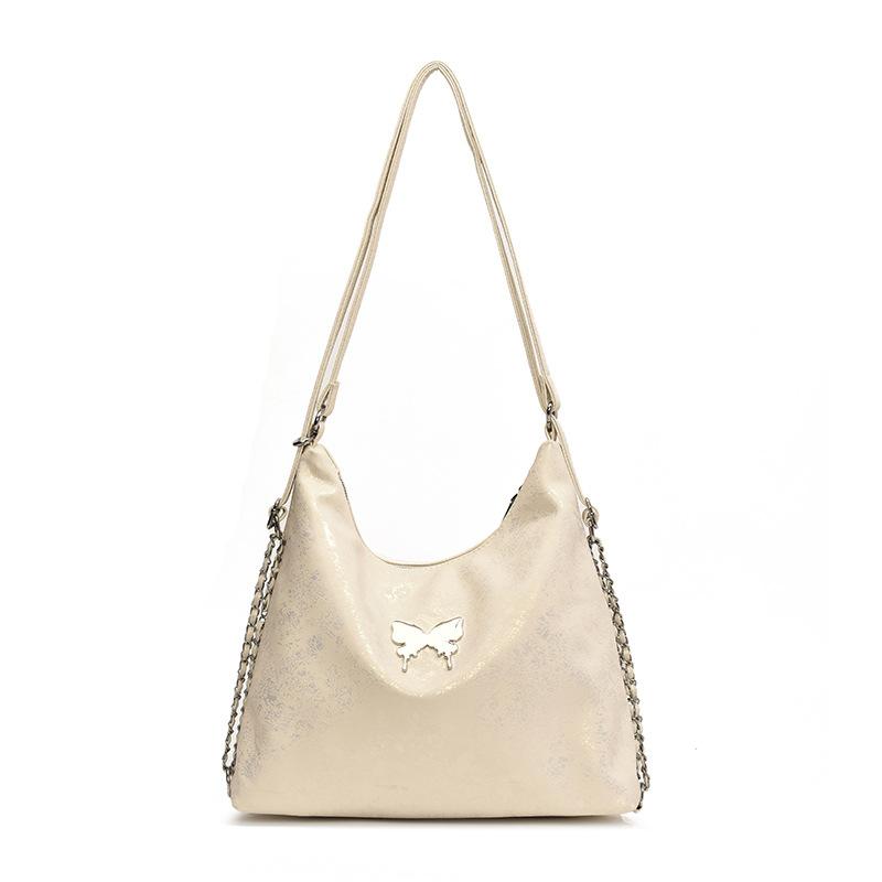 

Женская сумка-тоут, новый рюкзак для поездок большой вместимости, повседневная универсальная сумка через плечо с цепочкой белый