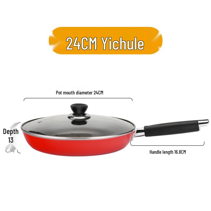 Yichule 32CM Yapışmaz Gazlı Tava - Biftek, Yumurta, Pankek ve Krep İçin İdeal