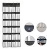 Black 24-Grid Large-Capacity Mesh Over-the-Door Storage Hanging Bag