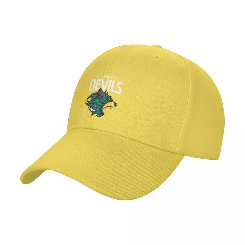 Cappellino da baseball con scritta bianca dei Tasmania Devils Football Club, cappello da golf da uomo con chiusura a scatto, cappello Wild Ball da donna e da uomo
