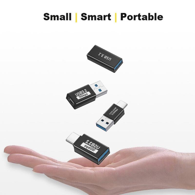 USB 3.1 to Type C Adapter Male Female OTG Connectors for Fast Data Transfer Up to 10Gbps for Multiple Devices