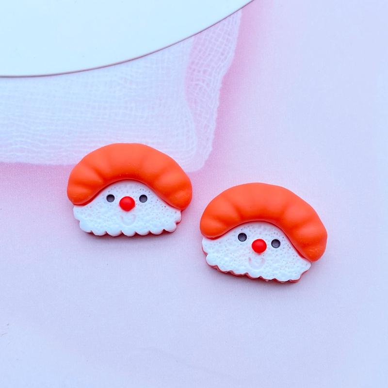 10 Stück Neue Süße Mini-Kuchen-Keks-Serie Harzfigur Handwerk Flache Rückseite Cabochon Schmuckherstellung Haarschmuck Zubehör
