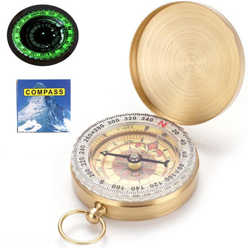 KODENOR G50 Luminous Flip Pocket Compass 3-Pack