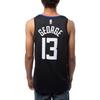 Air Jordan NBA SW Fan Edition Los Angeles Clippers Jersey 2020-21 Season George No. 13 Black Men's CV9480-012