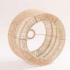 New Paper-made Weave Lampshade Vintage Bohemian Style Pendant Lamp Shade Home Decor Handwoven Hanging Lamp Shade for Living Room