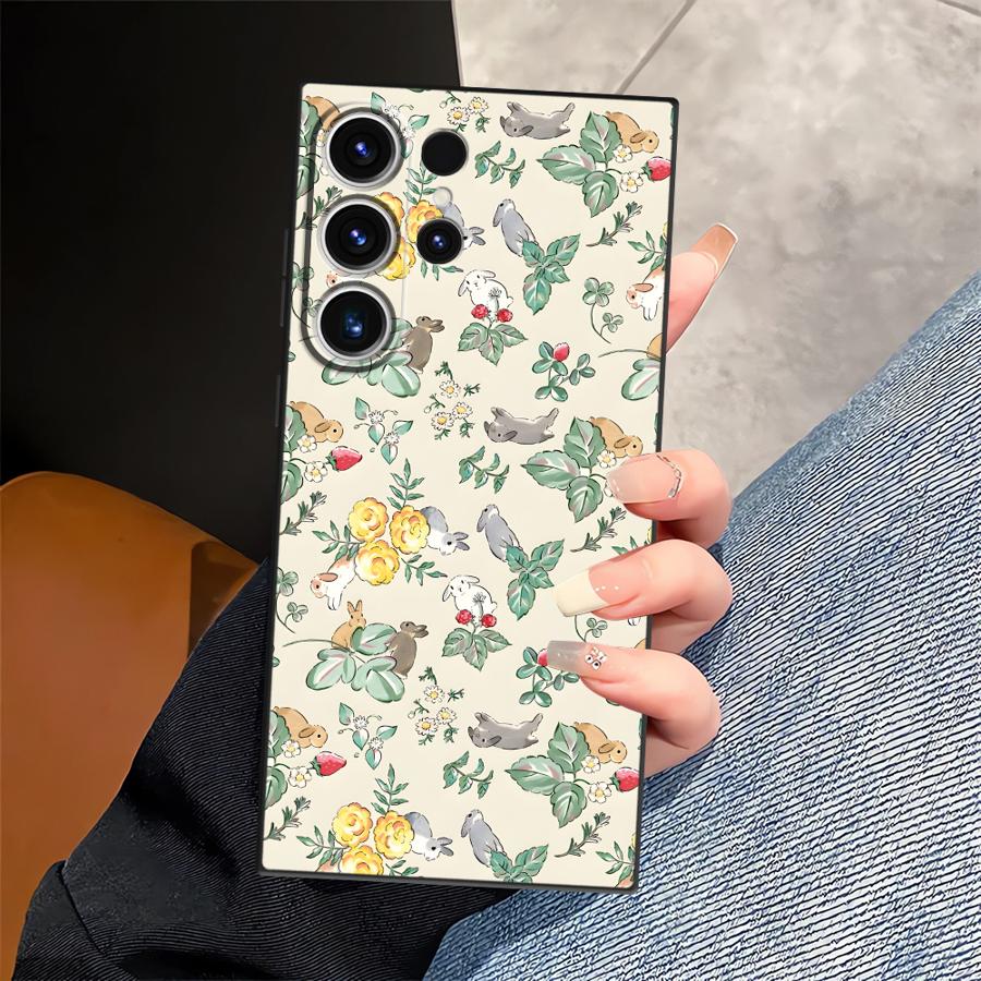 Cartoon Butterfly Funda Phone Cover Case for Samsung Galaxy S26 Ultra S23 S10 S9 Note 20 8 9 10 S21 FE S20 Ultra S24 S25 Plus