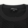 GIORGIO ARMANI 2021 3LSMA8 SMA8Z Chevron Knit tops 54 blackUsed
