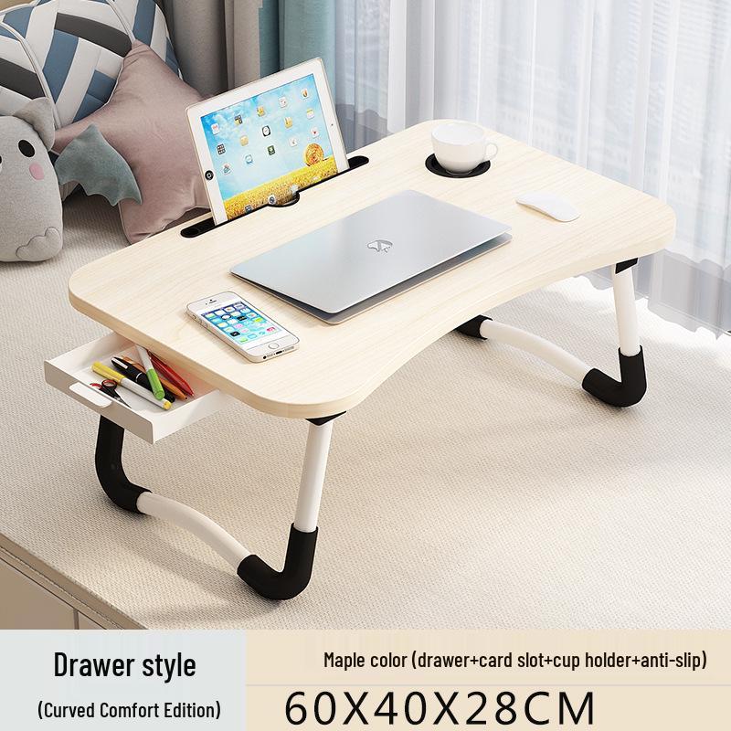 Foldable Laptop Bed Table - Portable Desk for Dorms and Lounging