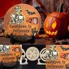 2023 Halloween Advent Calendar,Wooden Desk Countdown Calendar To Halloween,Home Table Decorations Halloween Gifts
