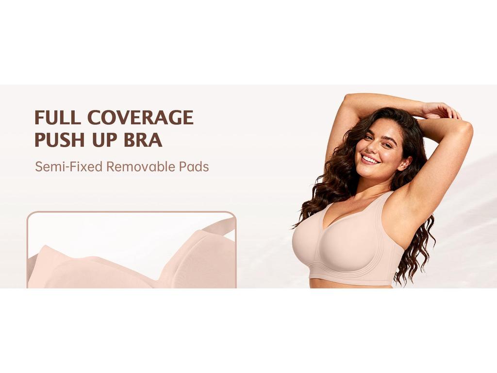 Weicher Stütz-Nahtloser Jelly-BH in Übergröße - Bequem, Ohne Bügel, Sammelnd für Große Brüste