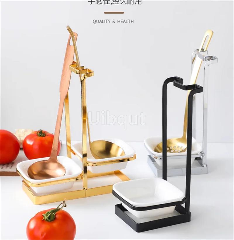 Gadget Multifunctional Portable Spoon Rest for Hotpot Restaurant Food Restaurant Utensil Household Upright Ladle Holder Kitchen