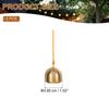 PATIKIL Small Hanging Bells, 2-Piece Chinese Feng Shui Bells, Lucky Wind Chimes for Doors and Windows, Home and Garden Decor, Wealth and Security