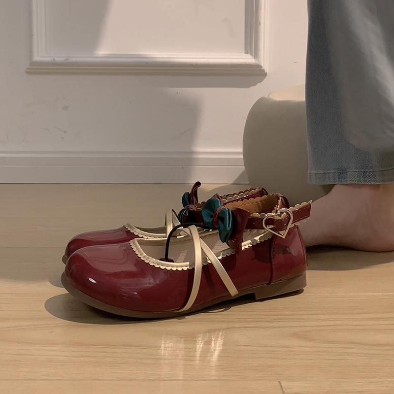 

Модные балетки, женские туфли Мэри Джейн, модные женские туфли-лодочки с бантиком-бабочкой 41 вино красного