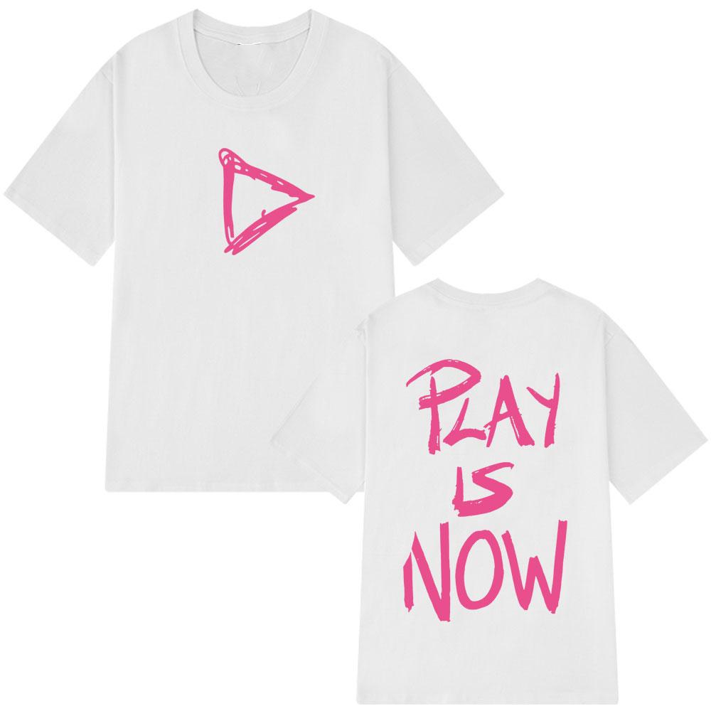 2025 Summer Ed Sheeran Is Now Playing with Short-sleeved Men's and Women's Street Style Pictures 100% Pure Cotton Short-sleeved