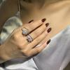 Tancise Women Classic 925 Sterling Silver Zirkónový prsteň Dámske šperky Svadobný prísľub Darček na párty