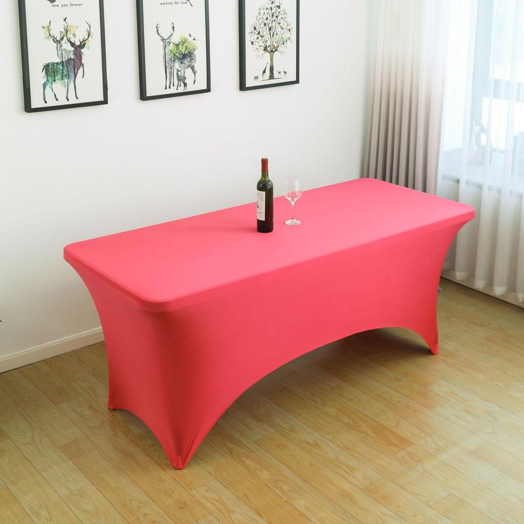 Elastic Cross-Border Stretch Tablecloth for Cocktail Bars, Counters, Banquets, and Outdoor Weddings.