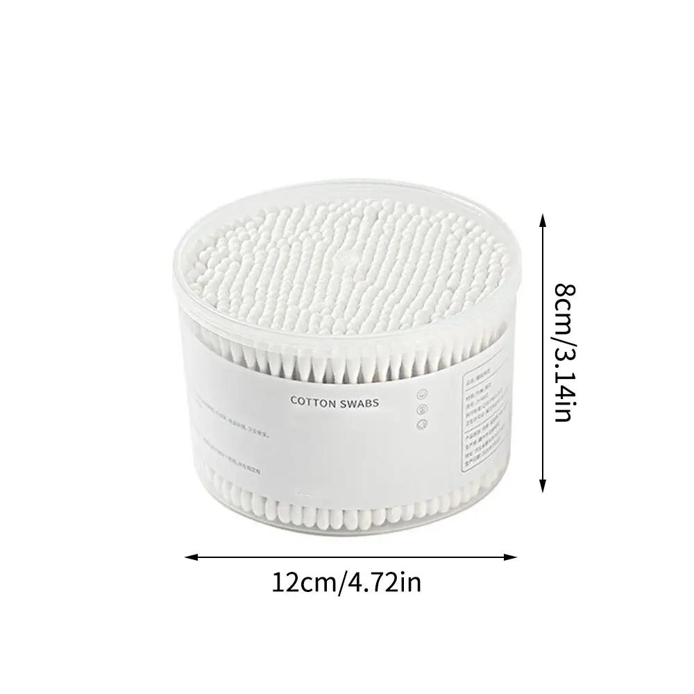 1000PCS Dual Head Multi Function Cotton Swabs Natural Absorbent Cotton & Wooden Sticks Individually Boxed  For Makeup And Makeup