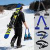 Ski Pole Carrier Strap Ski Shoe Straps Fixing Belt Durable Snowboard Shoulder Strap for Winter Outdoor Sports Ski Accessories