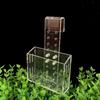 Wall Hanging Aquarium Plants Cup Transparent Floating Aquatic Planter Holder Acrylic With Suction Cups Fish Tank Planting Cup