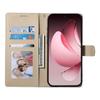 For Oppo Reno14 F 5G Case Magnetic Snap Litchi Texture Leather Wallet Phone Cover with Wrist Strap