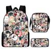 Amazon Spion SPY x FAMILY Spielhaus Anime Zubehör Studentenrucksack Umhängetasche Federmäppchen Dreiteiliges Set Oxford-Stoff
