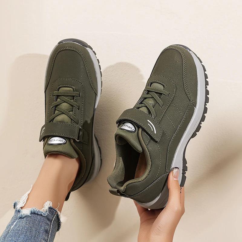 Men's and Women's Hiking Shoes 2025 with Elastic Bands Anti Slip Sports Shoes Comfortable Outdoor Travel Running Shoes Black