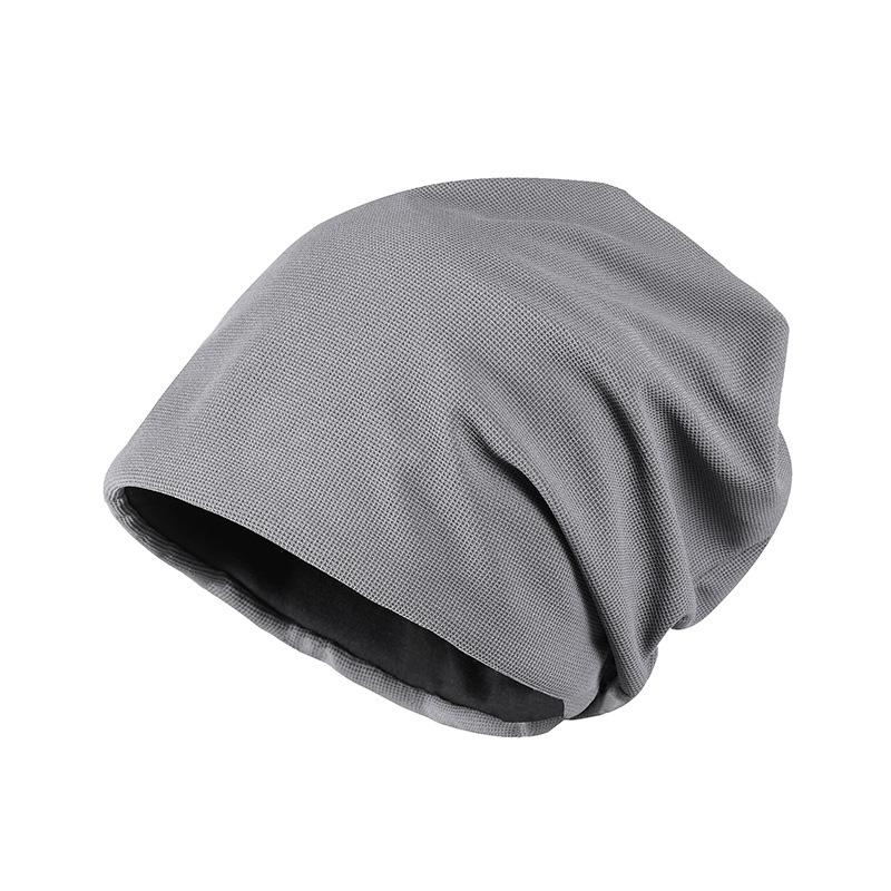 Face-showing Small Solid Color Pile Hat Headscarf Cold Hat Versatile Woolen Hat for Shopping In Autumn and Winter
