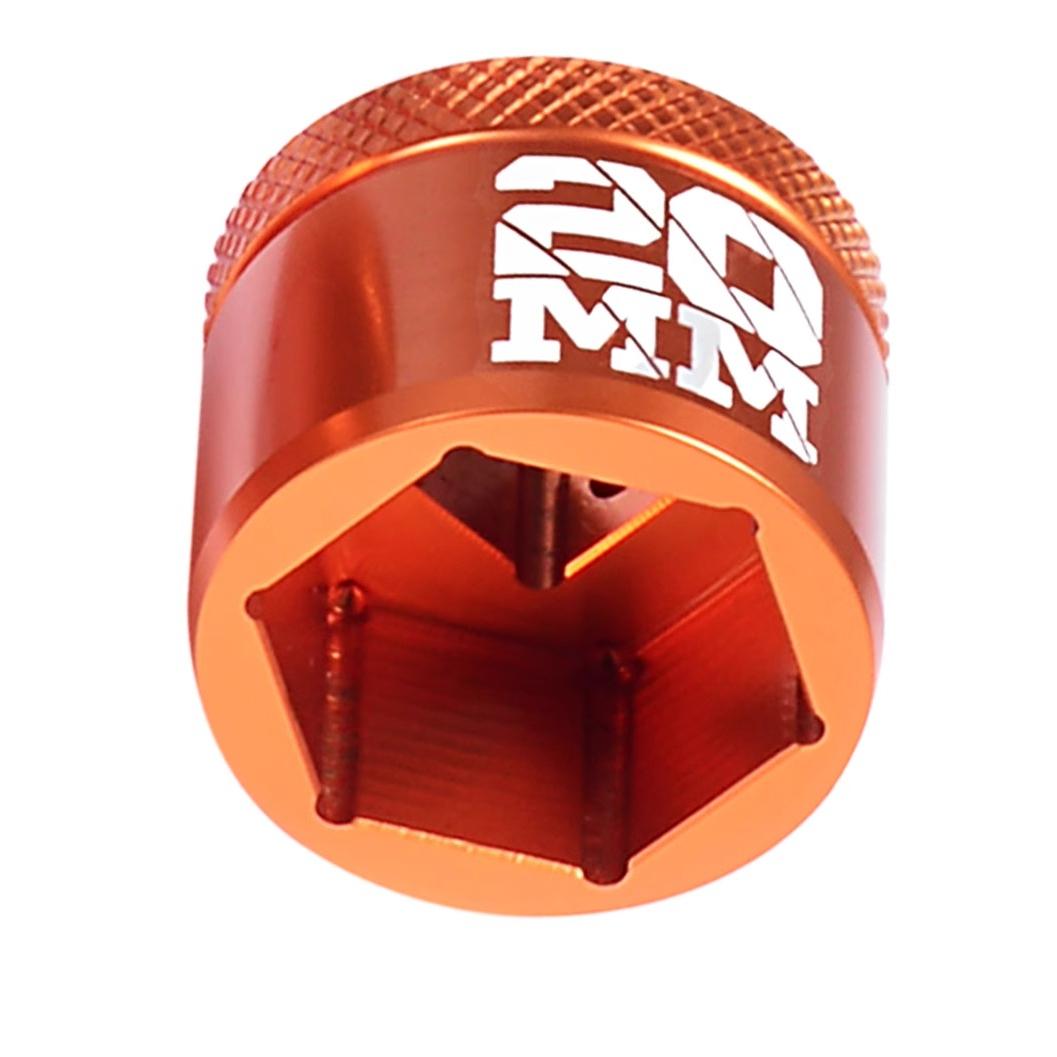 24/26/28/32mm Fork Top Cap Socket Tool For Fox Fork Suspension 36/38/40 Top Cap Wrench Fork Topcap Socket Tool 3/8 Drive Tool 20mm