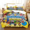 Cartoon Wario Ware Get It Together Bedding Set Duvet Cover Bed Set Quilt Cover Pillowcase Comforter king Queen Size Boys Adult