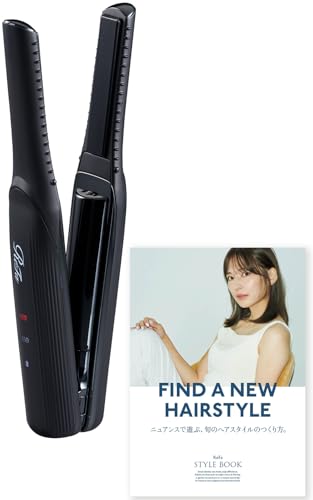 

[Official Store Exclusive] ReFa Finger Iron/ReFa FINGER IRON ST with Original Shopper (Black) Cordless, Portable, Rechargeable, for Bangs