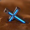 Cross Pendant, Self-luminous 25-year Tritium Trachea 3D Printed Titanium Alloy TC4 Keychain Pendant