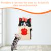 Non-shedding Scratching Post, Vertical Wall Sticker, Scratching Sofa Protector, Adhesive Scratching Mat Toy.