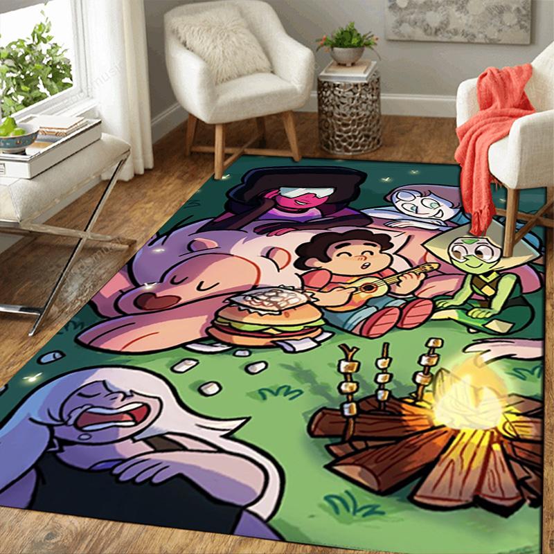 Steven Universe-inspired Fashion Design Rug Floor Mat for Living Room or Bedroom Soft and Comfortable Carpet a Gift for Birthday and Holiday.