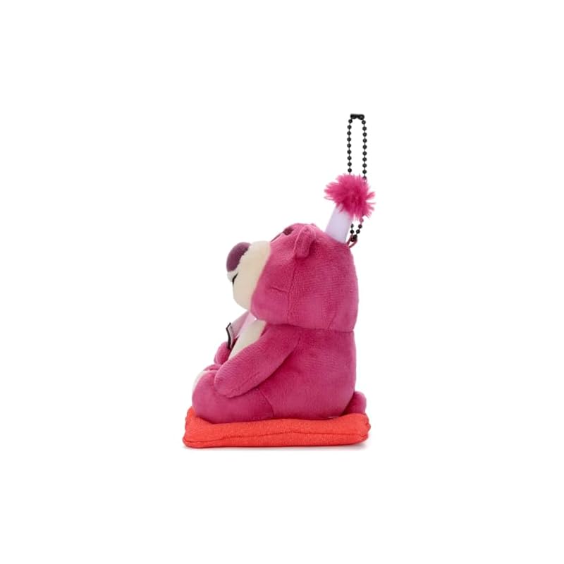Takara Tomy Arts Pixar Character Toy Story 30th Anniversary Ball Chain Mascot Lotso (Evil Magistrate) Plush Toy, approximately 14cm tall