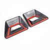 Carbon Fiber Rear Fog Light Lamp Trim Cover Guards For Hyundai Santa Cruz +