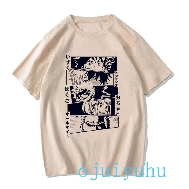 My Hero Academia Szie T Shirt UnisexWomen Todoroki Tshirt Boku No Hero Academia Graphic Tops Anime Bakugou Himiko Toga Tshirt