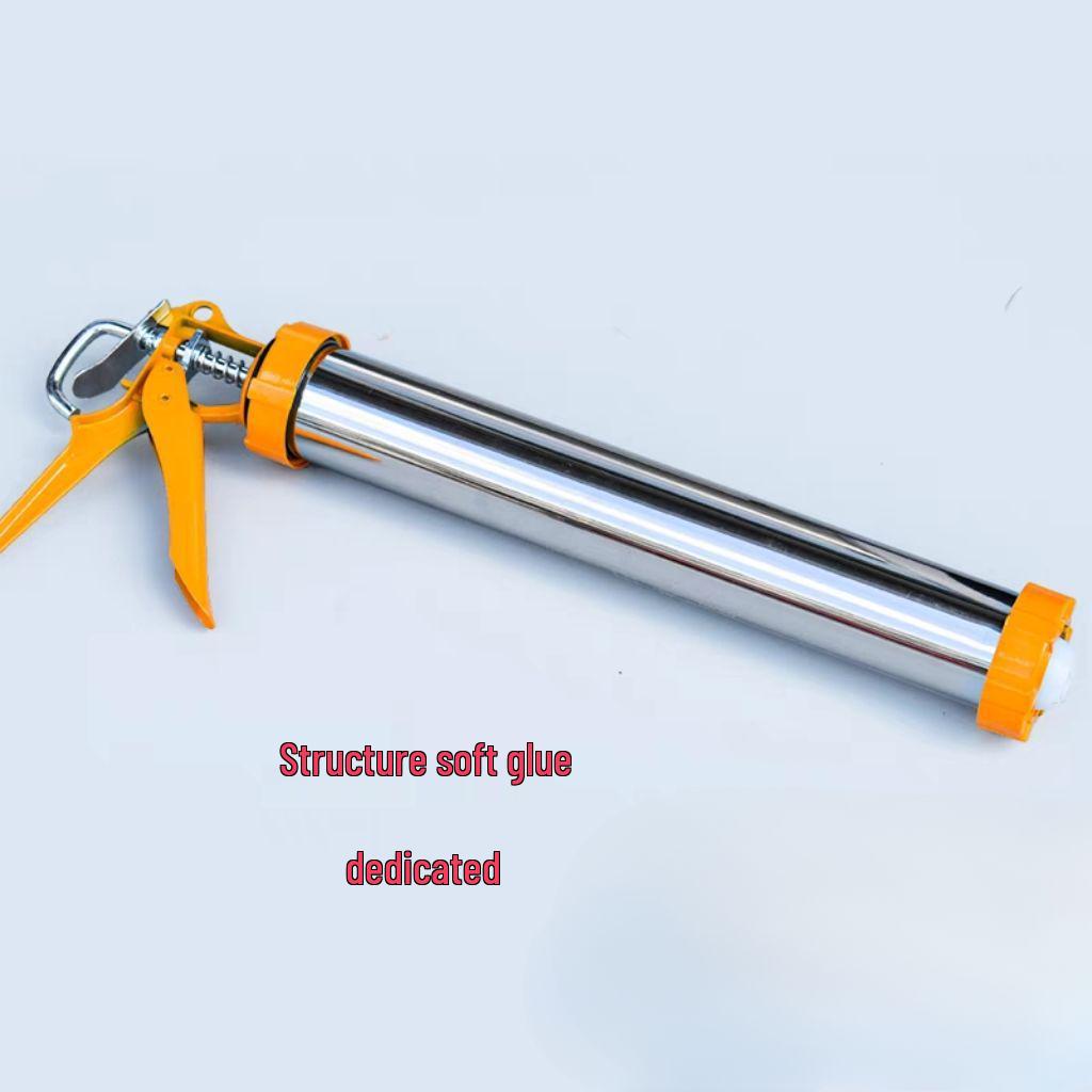 995 Effort-Saving Hand-Press Stainless Steel Caulking Gun for Household Use