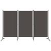VidaXL 3-Panel Room Divider Anthracite 260x180 Cm