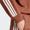 Adidas Originals Striped Pullover Long Sleeve Polo Shirt Men Tops Brown IZ2469
